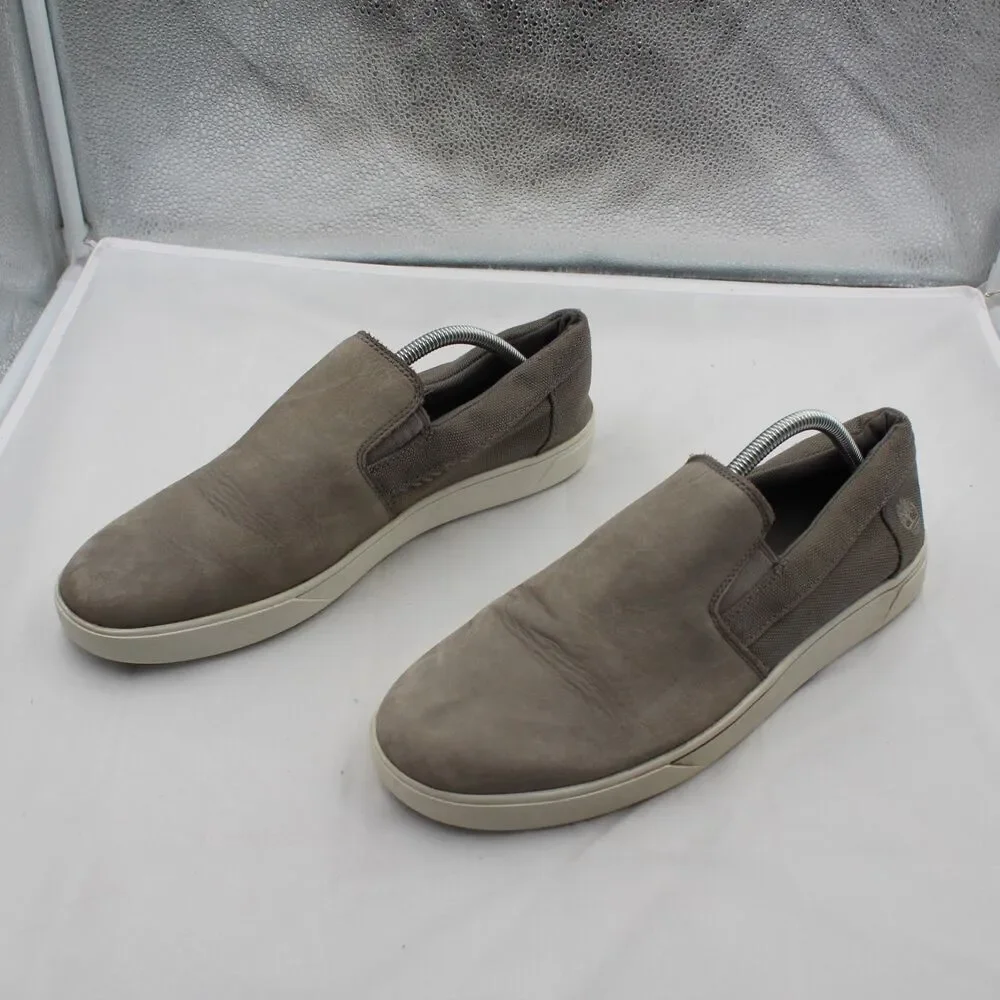 Timberland Groveton Men Size 11.5 Slip On Casual Loafer Sneakers Medium Grey